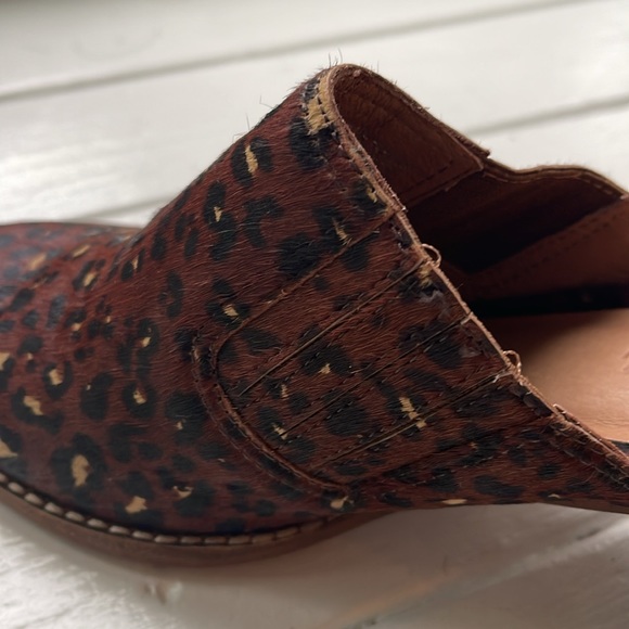 Madewell The Harper Mule in Leopard Calf Hair (worn only once) - Picture 7 of 9